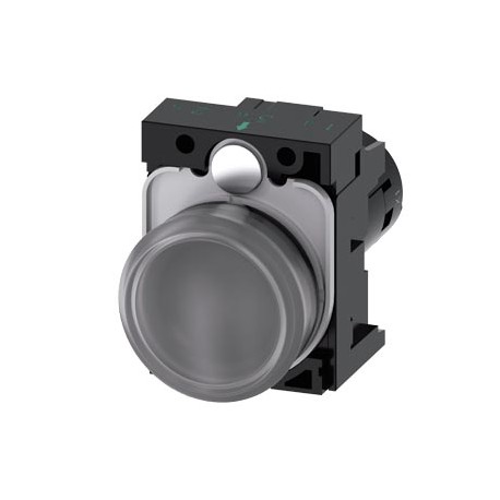 3SU1201-6AF24-1AA0 - 3SU1201-6AF24-1AA0 SIEMENS Indicator light with LED lamp, compact, 22 mm, round, plastic, clear with red-yel..