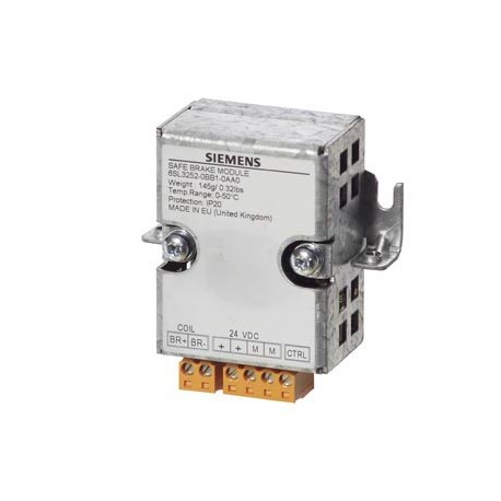 6SL3252-0BB01-0AA0 - 6SL3252-0BB01-0AA0 SIEMENS SINAMICS Safe brake relay for Power Module With SINAMICS S120 released as of V2.6!