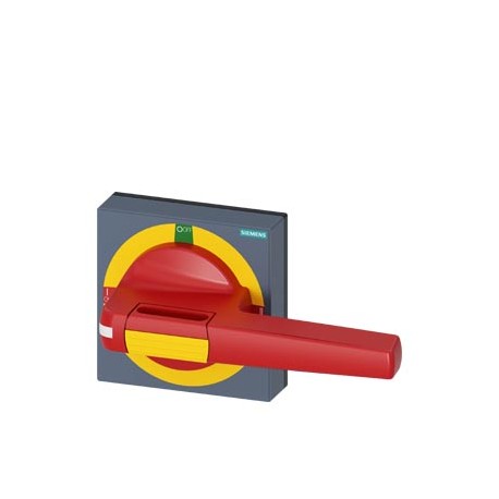 8UD1851-3AE05 - 8UD1851-3AE05 SIEMENS handle with masking plate EMERGENCY-STOP size 100x 100, for shaft 10x 10, I-0-II, hand..