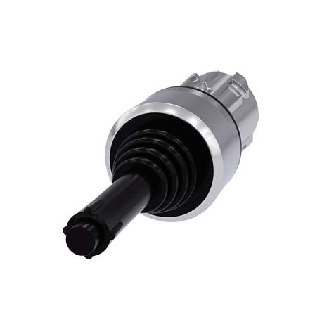 3SU1050-7BB88-0AA0 - 3SU1050-7BB88-0AA0 SIEMENS Coordinate switch, 22 mm, round, metal shiny, black, 2 switch positions, vertical..