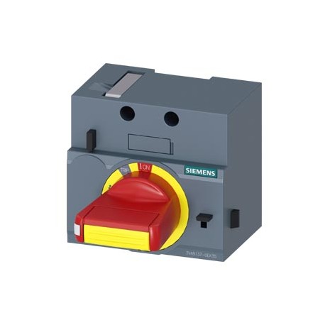 3VA9137-0EK35 - 3VA9137-0EK35 SIEMENS front mounted rotary operator emergency-off IP30 NEMA type 1,.. with door interlock an..