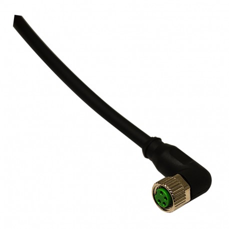 CD08/0B-020C1 - CD08/0B-020C1 MICRO DETECTORS Connector Female M8 90° 4 poles cable PVC 2 m