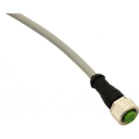 CD12M/0B-100A1US - CD12M/0B-100A1US MICRO DETECTORS Connector Female M12 Axial 4 poles cable PVC 10 m CSA