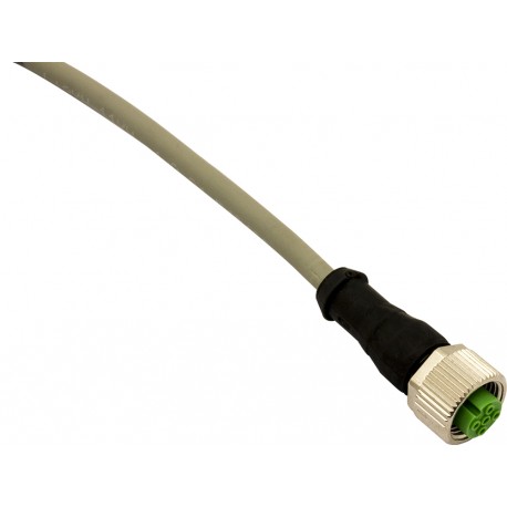 CD12M/0B-150A5US - CD12M/0B-150A5US MICRO DETECTORS Connector Female M12 Axial 4 poles cable PUR 15 m CSA