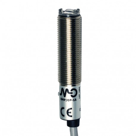 DMP/0P-1A - DMP/0P-1A MICRO DETECTORS Photoelectric sensor 2 m polarised PNP with adjustment, cable 2m axial