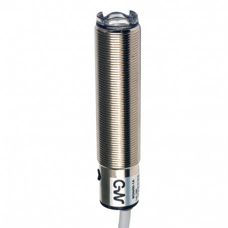 MSN/00-1A - MSN/00-1A MICRO DETECTORS Photoelectric sensor polarised 3 m metallic cable 2m axial with sensing, adjustment