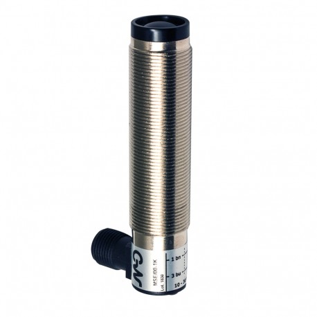 MSR/00-1K - MSR/00-1K MICRO DETECTORS Photoelectric sensor Receiver 16 m metallic plug M12 90°