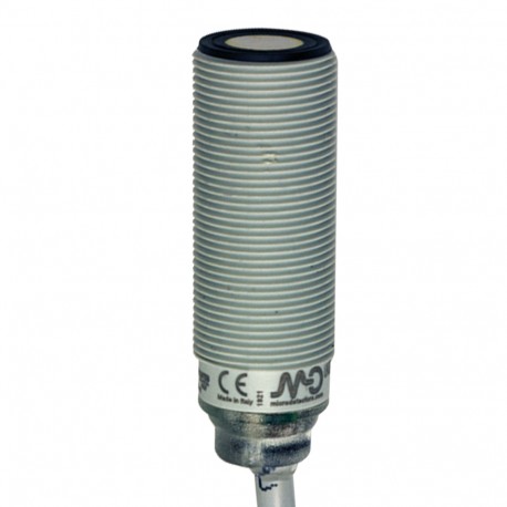 UK6D/HP-0AUL - UK6D/HP-0AUL MICRO DETECTORS Ultrasonic sensor M18 PNP NO/NC 80-1200 mm cable 2m, with teach-in cable, cULus