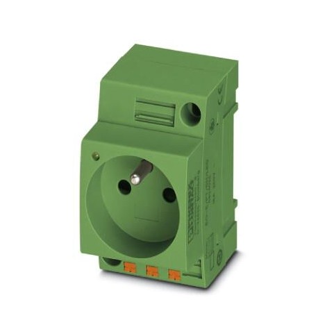 EO-E/PT/SH/LED/GN - EO-E/PT/SH/LED/GN 0804023 PHOENIX CONTACT Socket, Pin connector pattern type E, Push-in spring connection, f..