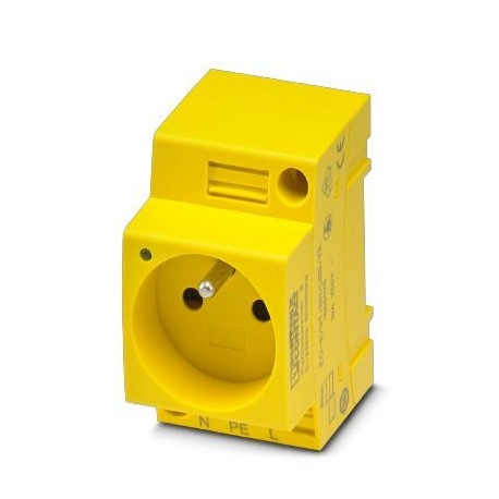 EO-E/UT/SH/LED/YE - EO-E/UT/SH/LED/YE 1068076 PHOENIX CONTACT Socket, Pin connector pattern type E, for France and other countri..