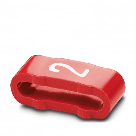 SD-WMTBS (NU) CC:2 - SD-WMTBS (NU) CC:2 0826527:2 PHOENIX CONTACT Marking collar, Labeled with the number: Numbers, red, width: 4..