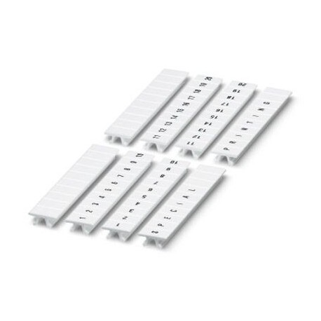 ZB 5,08,QR:FORTL.ZAHLEN 11-20 - ZB 5,08,QR:FORTL.ZAHLEN 11-20 0809858:0011 PHOENIX CONTACT Zack marker strip, 10-section, vertically labeled..