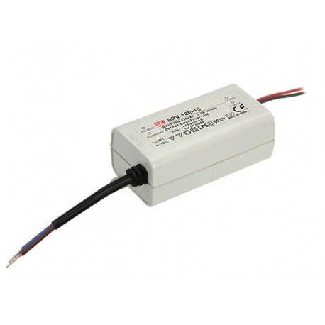 APV-16E-24 - APV-16E-24 MEANWELL AC-DC Single output LED driver Constant Voltage (CV), Input 180-264VAC, Output 24VDC / 0..