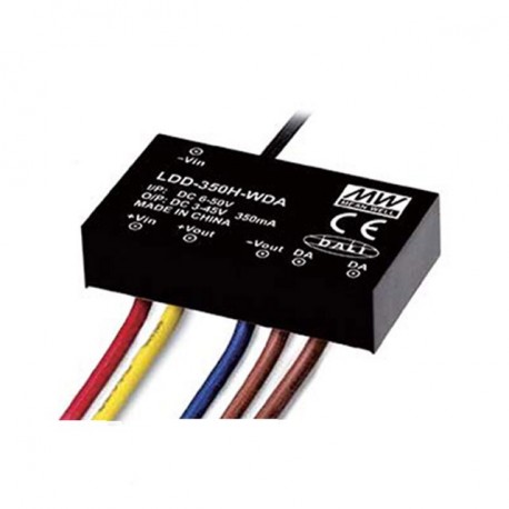 LDD-1050H-WDA - LDD-1050H-WDA MEANWELL DC-DC Step down LED driver Constant Current (CC), Input 6-50VDC, Output 1.05A / 3-45V..