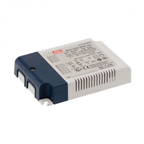 IDLV-25A-48 - IDLV-25A-48 MEANWELL AC-DC Constant Voltage LED Driver (CV), Input range 90-295VAC, Output 48VDC / 0.52A, 2 ..