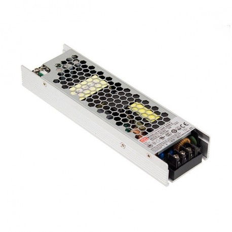 UHP-200-12 - UHP-200-12 MEANWELL AC-DC Slim Single output enclosed power supply with PFC, Output 12VDC / 16.7A
