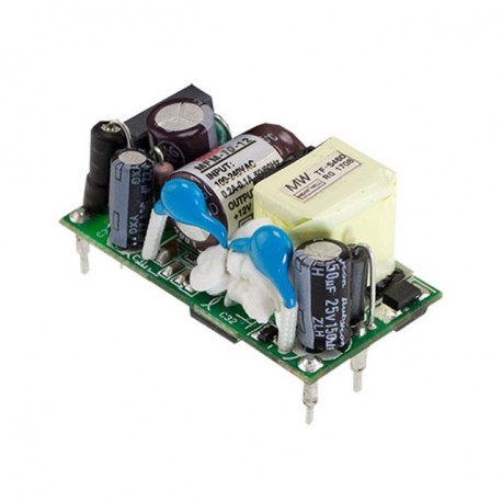 MFM-10-5 - MFM-10-5 MEANWELL AC-DC Single output Medical Open frame power supply, Output 5VDC / 2A, PCB mount, 2xMOPP