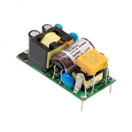 MFM-15-15 - MFM-15-15 MEANWELL AC-DC Single output Medical Open frame power supply, Output 15VDC / 1A, PCB mount, 2xMOPP