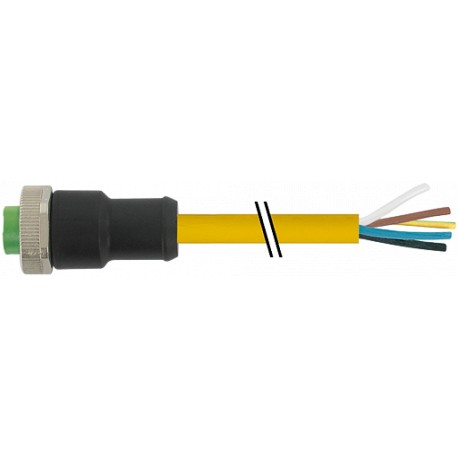 7700-A3021-UBB0150 - 7700-A3021-UBB0150 MURRELEKTRONIK Mini (7/8) 3 pole, Female Straight with cable PVC, STOOW, 3x16AWG, yellow,..
