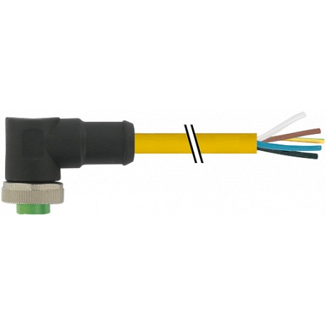 7700-A3031-U1B0150 - 7700-A3031-U1B0150 MURRELEKTRONIK Mini (7/8) 3 pole, Female 90° with cable TPE, TC-ER+FT4, 3x16AWG, yellow, ..