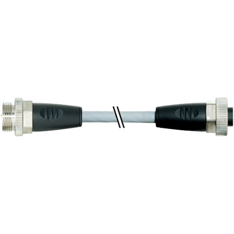 7000-50021-9654200 - 7000-50021-9654200 MURRELEKTRONIK 7/8" male 0° / 7/8" female 0° PUR 5x1.0 gray 42m