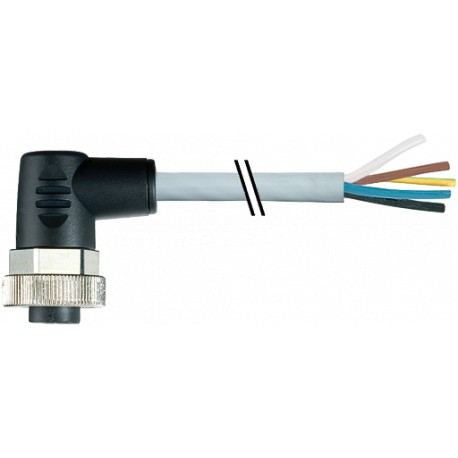 7000-78051-9652000 - 7000-78051-9652000 MURRELEKTRONIK 7/8" female 90° with cable PUR 5x1.0 gray 20m