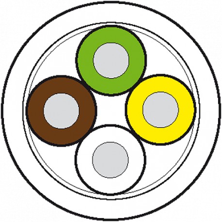7000-C0201-2750000 - 7000-C0201-2750000 MURRELEKTRONIK Cable drum Ø 355MM PVC 4x0.25 shielded gray, 100m