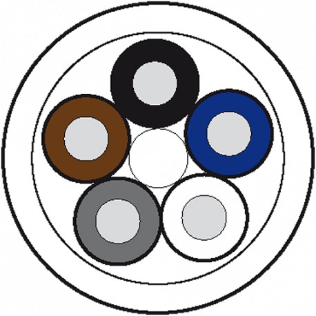 7000-C0505-6190000 - 7000-C0505-6190000 MURRELEKTRONIK Cable drum Ø 500MM PVC 5x0.34 black UL/CSA, 500m