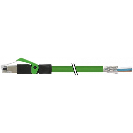 7000-74101-7960030 - 7000-74101-7960030 MURRELEKTRONIK RJ45 male 0° with cable, Ethernet PUR 2x2xAWG22 shielded green UL,CSA+drag..