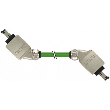 7000-74681-7960150 - 7000-74681-7960150 MURRELEKTRONIK RJ45 Push Pull male 45°/ RJ45 Push Pull male 45° PUR 2x2xAWG22 shielded gr..