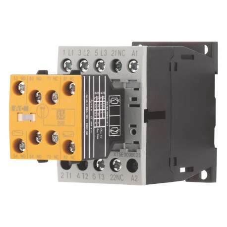 DILMS9-R23(230V50HZ,240V60HZ) - DILMS9-R23(230V50HZ,240V60HZ) 191755 Y7-191755 EATON ELECTRIC Safety device, 3 pole + 2 N/O + 3 N/C, electro..