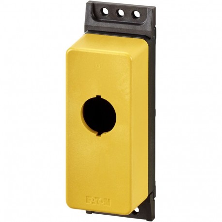 M22-FIY1 - M22-FIY1 197231 Y7-197231 EATON ELECTRIC Surface mounting enclosure, flat, 1 mounting location, M22, yellow