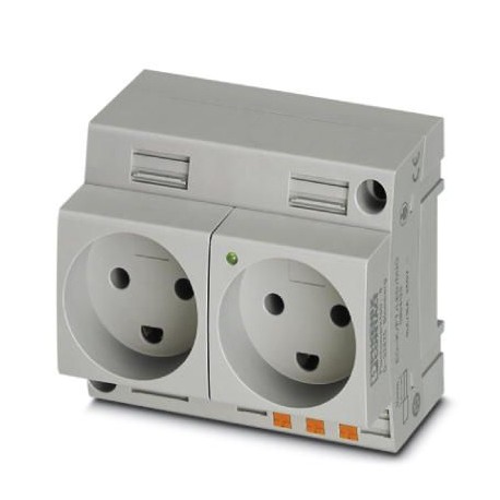 EO-K/PT/LED/DUO - EO-K/PT/LED/DUO 0804123 PHOENIX CONTACT Double socket