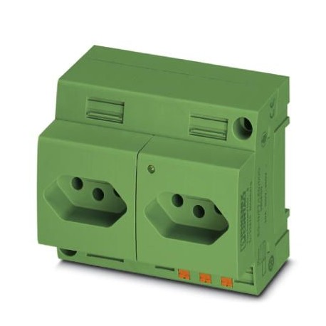 EO-N/PT/LED/DUO/GN - EO-N/PT/LED/DUO/GN 0804151 PHOENIX CONTACT Double socket