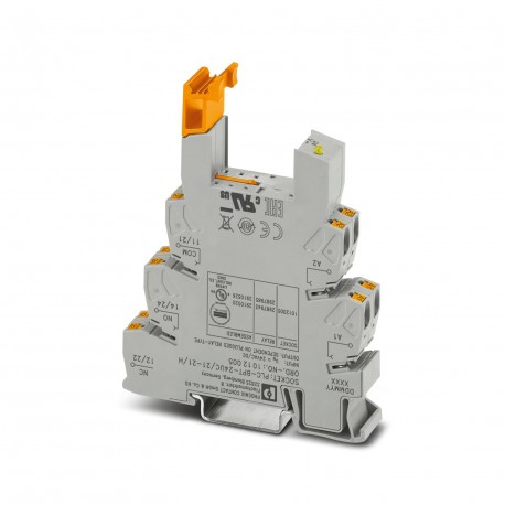 PLC-BPT- 24UC/21-21/H - PLC-BPT- 24UC/21-21/H 1012005 PHOENIX CONTACT Relay base