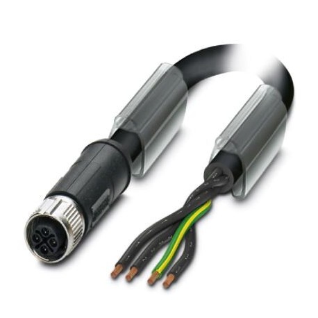 SAC-4P- 4,0-PUR/M12FSS PE - SAC-4P- 4,0-PUR/M12FSS PE 1413184 PHOENIX CONTACT Power cable SAC-4P- 4,0-PUR/M12FSS PE 1413184