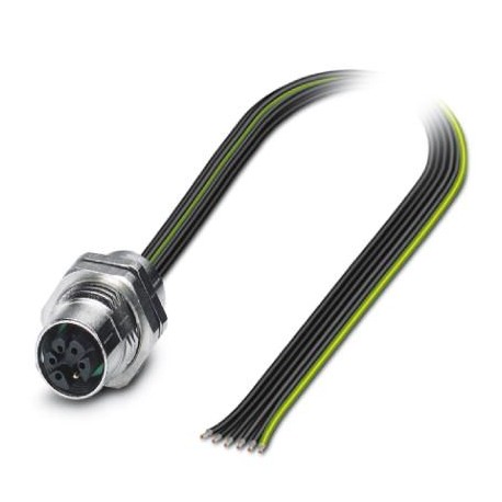 SACC-DSI-M12FSM-5PE-M16XL/0,2 - SACC-DSI-M12FSM-5PE-M16XL/0,2 1415303 PHOENIX CONTACT Flush-type connector