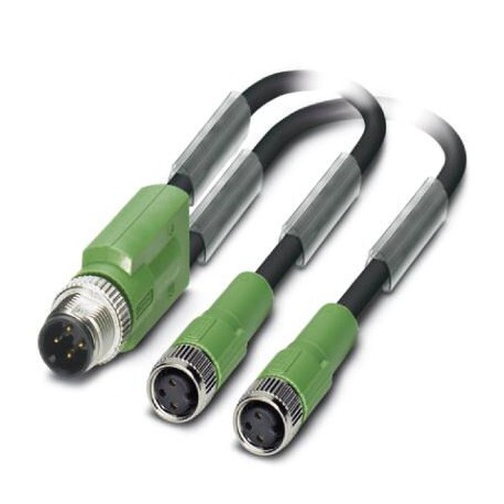 SAC-3P-M12Y/6,4/5,8-PUR/M 8FS - SAC-3P-M12Y/6,4/5,8-PUR/M 8FS 1417955 PHOENIX CONTACT Sensor/actuator cable SAC-3P-M12Y/6,4/5,8-PUR/M 8FS 14..