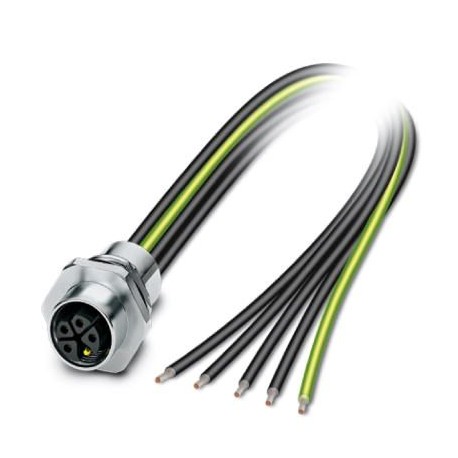 SACC-E-M12FSK4PE-M16XL/0,2-1,5 - SACC-E-M12FSK4PE-M16XL/0,2-1,5 1425636 PHOENIX CONTACT Flush-type connector