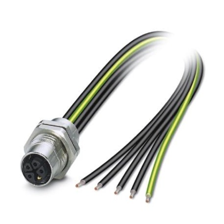 SACC-DSI-M12FSK4PE-M16/0,2-1,5 - SACC-DSI-M12FSK4PE-M16/0,2-1,5 1425638 PHOENIX CONTACT Flush-type connector