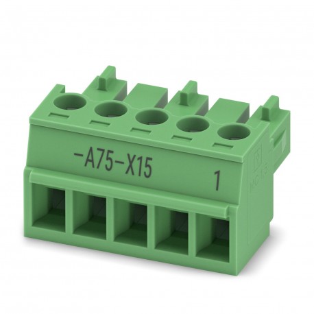 MC 1,5/ 5-ST-3,81 2CPBDA75-X15 - MC 1,5/ 5-ST-3,81 2CPBDA75-X15 1716642 PHOENIX CONTACT Connector for printed circuit board, number of poles:..