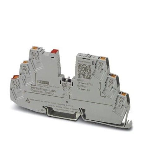 PTCB E1 24DC/3A NO - PTCB E1 24DC/3A NO 2909904 PHOENIX CONTACT Electronic device circuit breaker