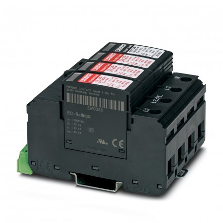 VAL-US-240/40/3+1-FM - VAL-US-240/40/3+1-FM 2910367 PHOENIX CONTACT Type 2 surge protection device