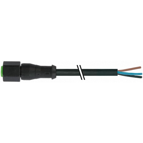 7003-12228-8281500 - 7003-12228-8281500 MURRELEKTRONIK M12 female 0° with cable SC FEP 5xAWG22 black 15m