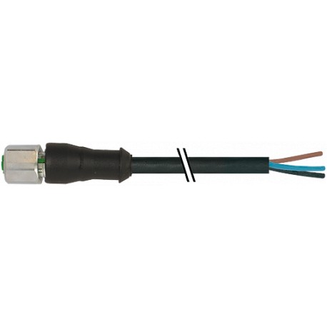 7004-12241-7321000 - 7004-12241-7321000 MURRELEKTRONIK M12 female 0° with cable PUR 5X0.34 black UL/CSA, drag chain 10m
