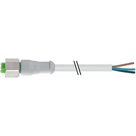 7014-12181-2131000 - 7014-12181-2131000 MURRELEKTRONIK M12 female 0° with cable F&B PVC 3x0,34 gray UL,CSA 10m