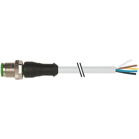 7000-12041-2350750 - 7000-12041-2350750 MURRELEKTRONIK M12 male 0° with cable PUR 5x0.34 gray UL/CSA + drag chain 7,5m