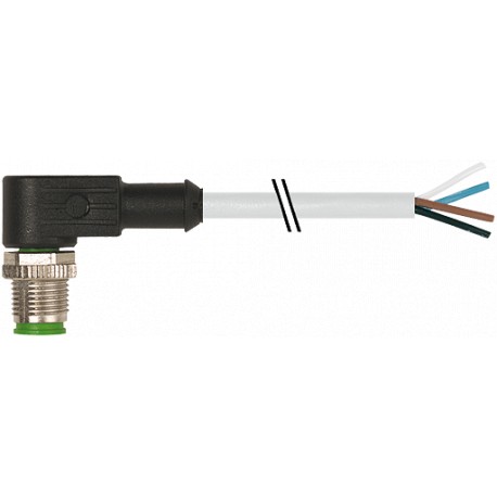 7000-12101-2245000 - 7000-12101-2245000 MURRELEKTRONIK M12 male 90° with cable PUR 4x0.34 gray UL/CSA 50m