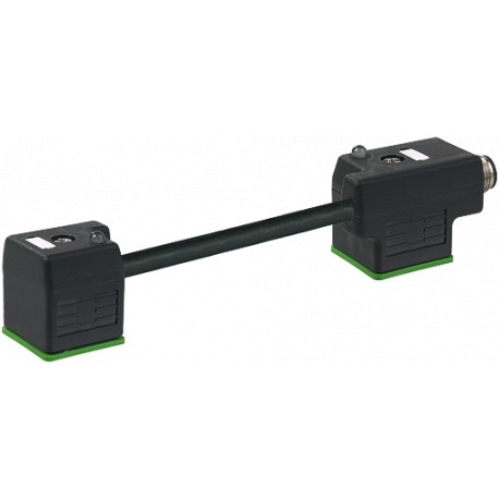 7000-41561-6360000 - 7000-41561-6360000 MURRELEKTRONIK M12 male rear / MSUD double valve plug 18 mm PUR 3X0.75 black UL/CSA, drag..