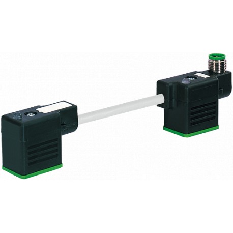 7000-41741-2360000 - 7000-41741-2360000 MURRELEKTRONIK M12 male top / MSUD double valve plug 11 mm PUR 3X0.75 yellow UL/CSA, drag..